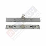 Serrure volet roulant 2 pivots - Inox blanc