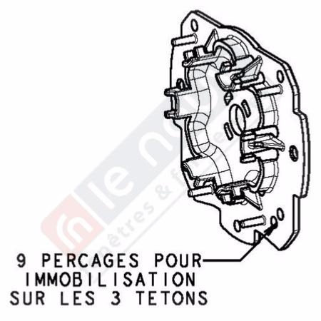 Support moteur Somfy ZF