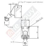 Bloc guide genouillere à 60° - 9016