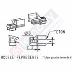 Paire de tulipes Standard Polyreno