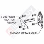 Sachet accessoires de liaison treuil - renvoi ZF