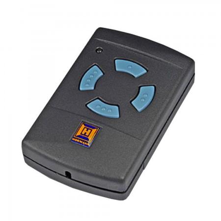 Trasmettitore Manuale Compatibile Con H&ouml;rmann Con Tasti Azzurri: HS(M) 2/4, HS4, HSM4, HSM 2, HSP4, HS 4, HS 2, HS 1, HSE 2-868,3 MHz. Controllo Remoto: Compatibile Solo Con Trasmettitori H&ouml;rmann Con