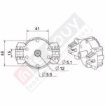 Manchon Coffrelite pour moteur Simu